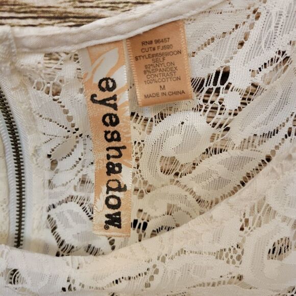 Eyeshadow Lt cream Short Sleeve Top Medium Pre-owned - Picture 4 of 6